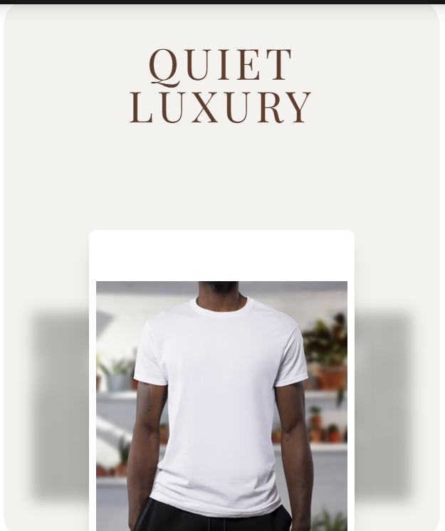 Fave Wear Quiet Luxury white oversized t-shirt